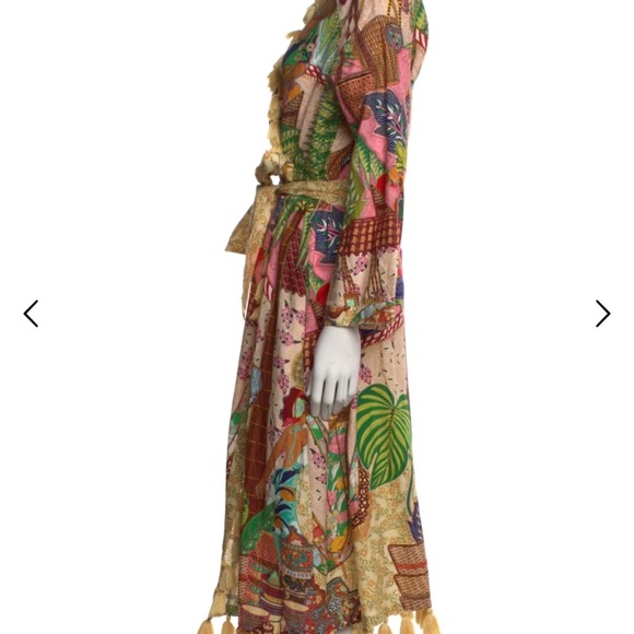 Farm Rio Midi Wrap Dress - Picture 2 of 3